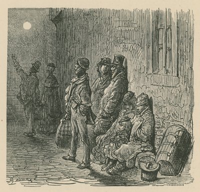 Eine Szene aus dem Londoner Leben von Gustave Dore